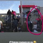 Stuck while climbing a fence to loot