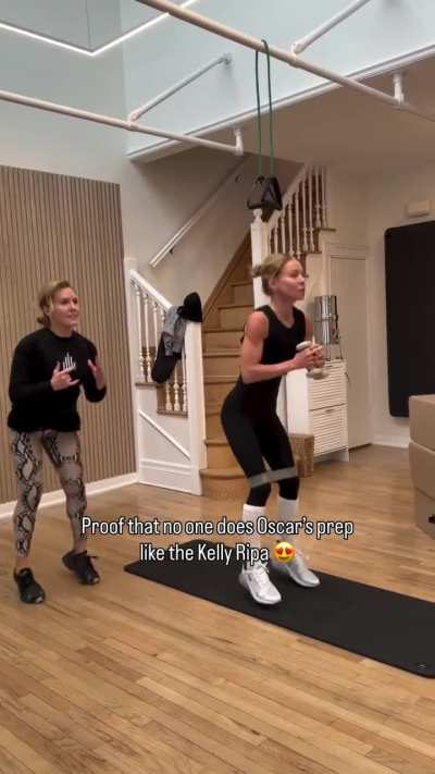 Kelly's Oscar prep workout with Anna Kaiser 2026 #2!