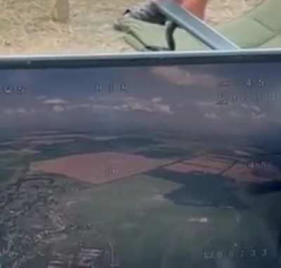 UA fixed wing drone drops a captive fpv for continued operations. The fpv can serve in an escort role as well.
