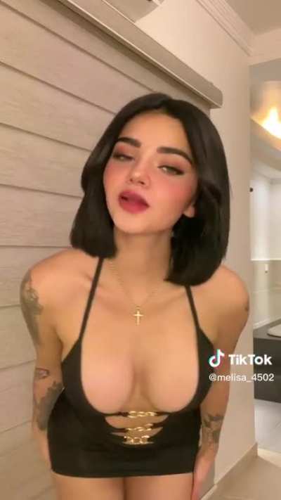 sexy slim short hair brunette