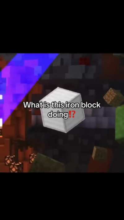 What is this iron block doing 🔥🔥