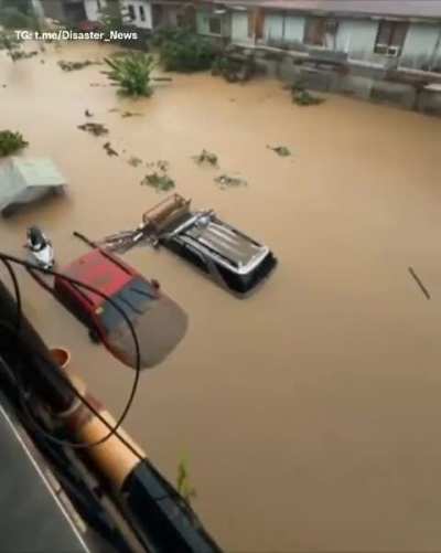 Barangay Mahayahay Iligan City Lanao del Norte Philippines - 6 Feb 2026 - Flooding reported after heavy rain linked to Tropical Storm Penha