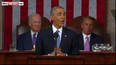 Obama's Quick Response to Sarcastic Republican Clappers