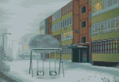 Stillness Before the Storm – pixel art by me