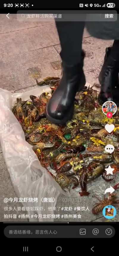 Real Chinese Restaurant Owner Just Crushes Old Crawdads