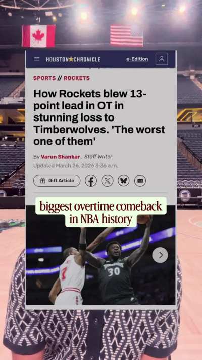 After stunning loss, Rockets can only 🤷‍♂️