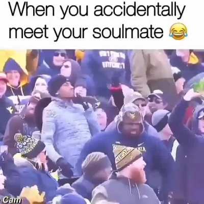 At a football game