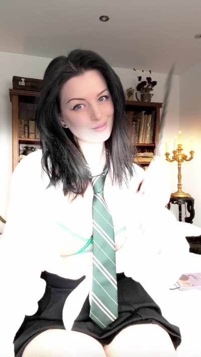 Slytherin cosplay by me 