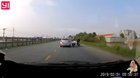 Woman pulls child away from death