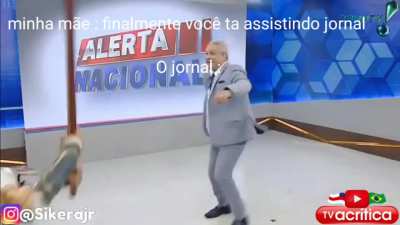 Eu nunca perco o jornal