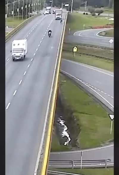 HMFT after I get vibe-checked by a truck and fall off a bridge. (possible death)