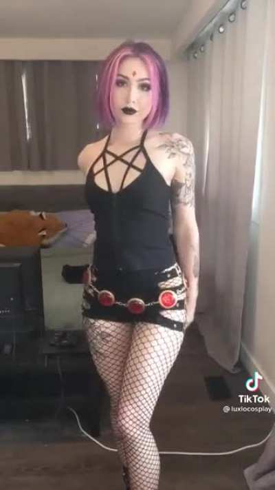 Sexy outfit.