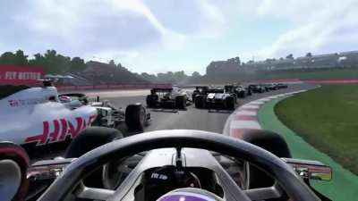 Got away with quite a lucky start at Barcelona
