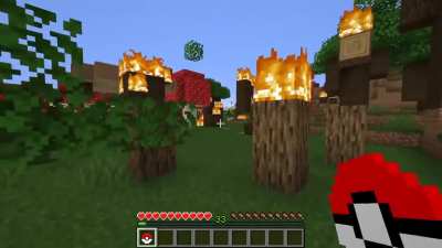 So I added Pikachu in Minecraft
