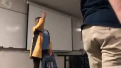 Crazy teacher has a breakdown and cuts student’s hair