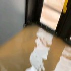 Flooded bus in Staten island