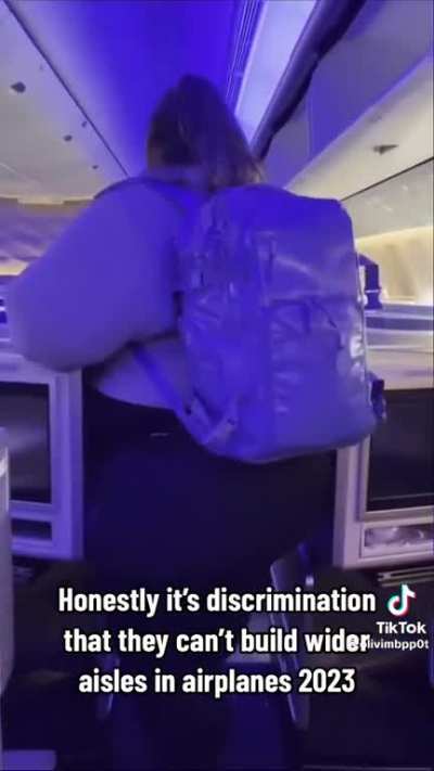 Gorlock The Destroyer’s sister complains about fatphobic airlines.