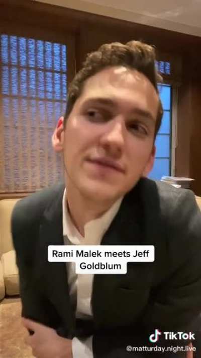 Rami Malek meets Jeff Goldblum
