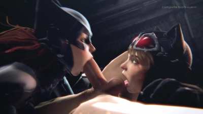 Batgirl  Catwoman, (bayern3D) [DC Comics]