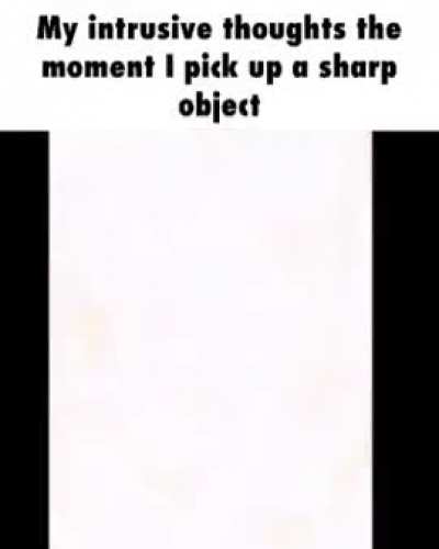 Me when knife: