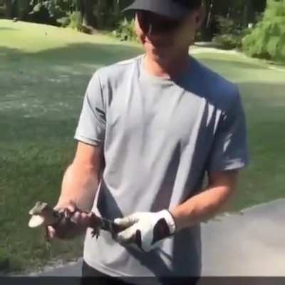 Probably should have stayed in the golf cart bro