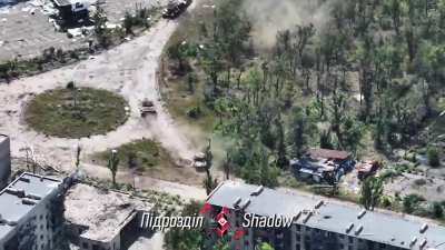Footage provided by the Ukrainian drone unit 