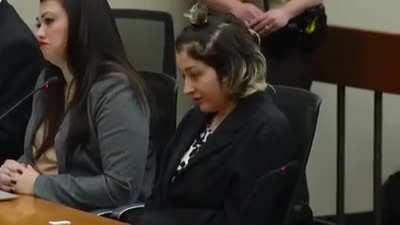 Unapologetic and profane impact statement from a Woman jailed for life for killing her son, 6, with shotgun as he sat in back of car after his dad filed for custody.