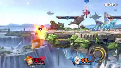 Welcome to my Ted Talk. Today, I will be showing why DK wins the Mii Gunner matchup (+3) 😎