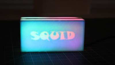 I made a Pi Pico base light box for my desk!