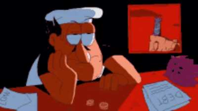 peppino being in debt for 2 entire minutes (or less) 