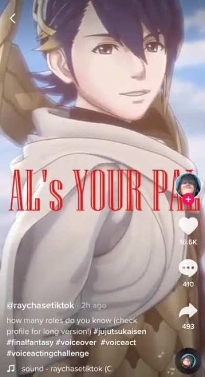 Appreciation Post to Ray Chase, VA for the True Prince