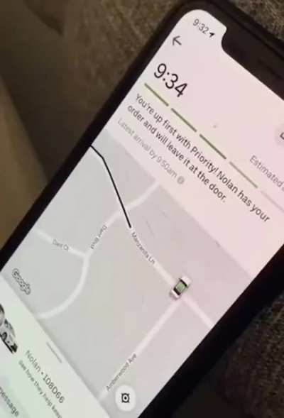 My Uber Eats delivery driver Tokyo drifting over here. Better not spill my Coffee.