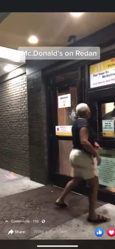 McDonald's workers throw drink at customer 3 times, drenching her