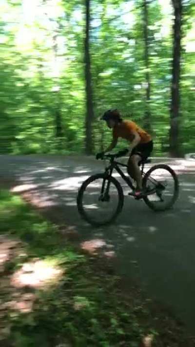 Mountain biking
