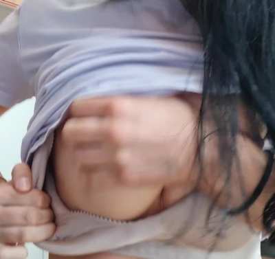 Revealing milf tits