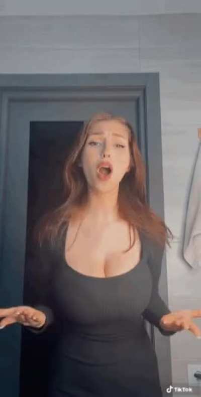 In black
