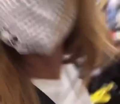 A Customer Yells at Another Customer for Disrespecting Worker