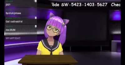 Birthday livestream got a little crazy at the end