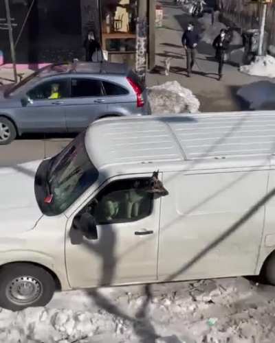 Angry dRiVer viCiouSlY HonKIng AT Random peopLe