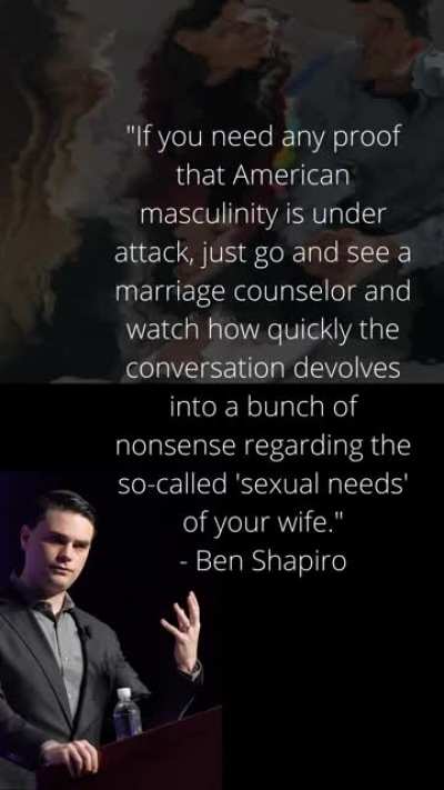 Space Ben has something to say about masculinity