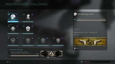 After months of grinding, unlocking Damascus & Obsidian on every weapon, I finally unlocked Weapon Grandmaster! The grind is finally over :D