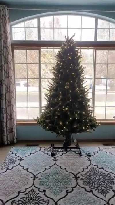 An adjustable Christmas tree