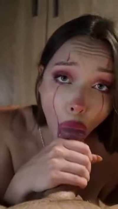 Blowjob Brunette Cumshot