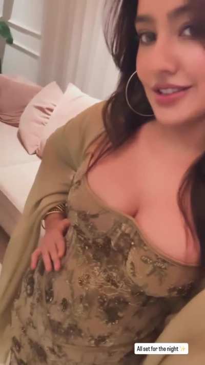 Now, she enjoys flaunting her assets.