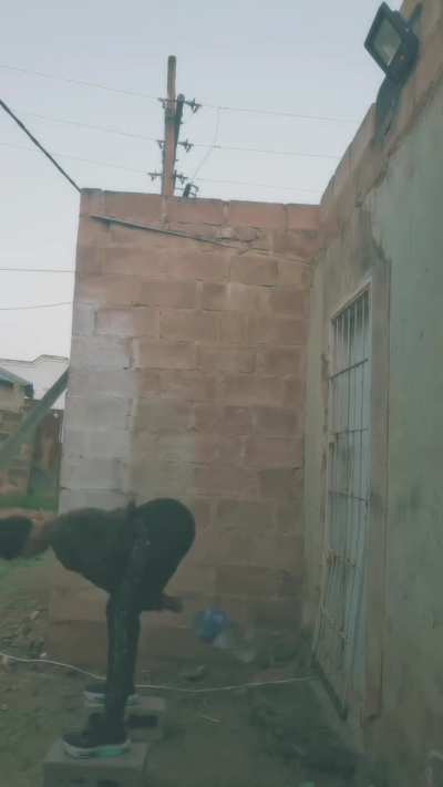 Aunty working out
