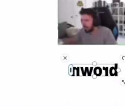 Brown backwards