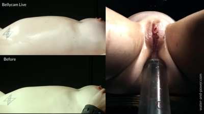 Getting rid of her six-pack.