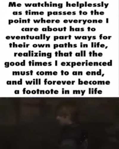 When you realize