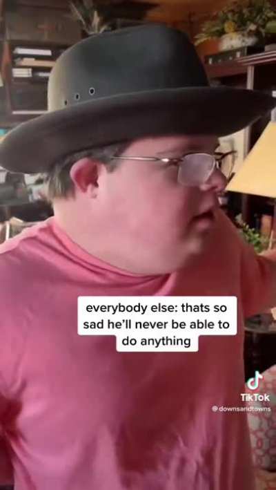 He'll never be able to do anything, which is incredibly awful