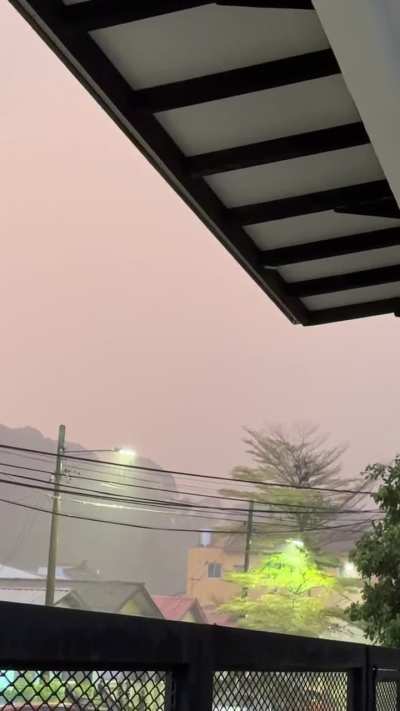 Raining in the evening
